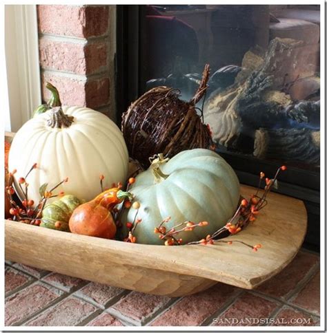 Here are some of our favorites you can make at home. Fall Mantel | Dough Bowl, Fall Mantels and Bowls