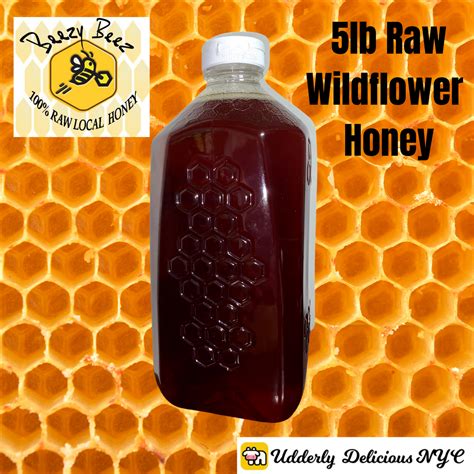 Beezy Beez Raw Local Honey 5lb Udderlydeliciousnyc