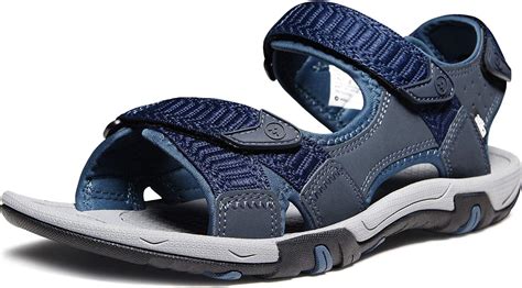 Atika Mens Outdoor Hiking Sandals Open Toe Arch Support Strap Water Sandals