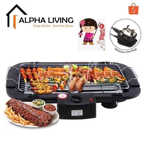 Summer bbq recipes and summer grilling recipes. Alpha Living Electric Barbeque Grill with Msia plug ...