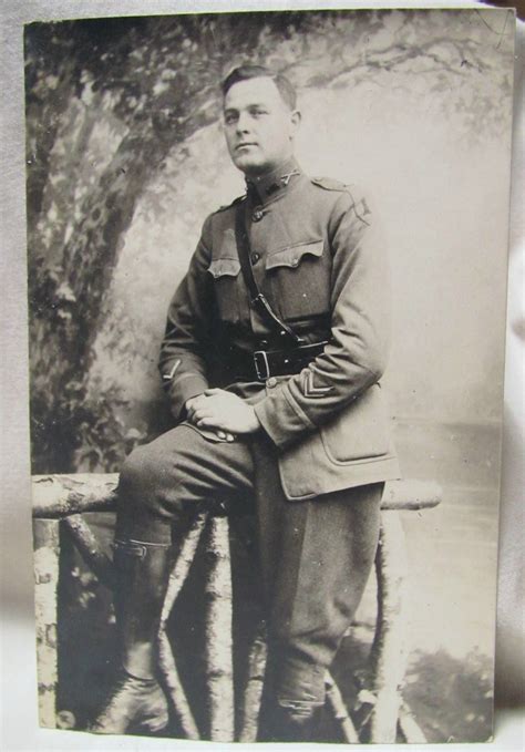 Wwi Us Army Officer 1st Infantry Division With Wound