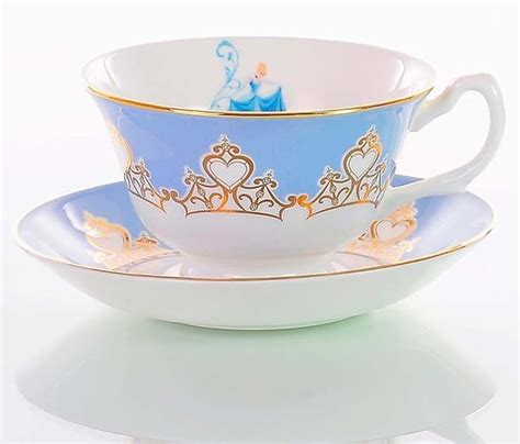 English Ladies Co Disney Princess Cinderella Cup And Saucer Uk Kitchen And Home