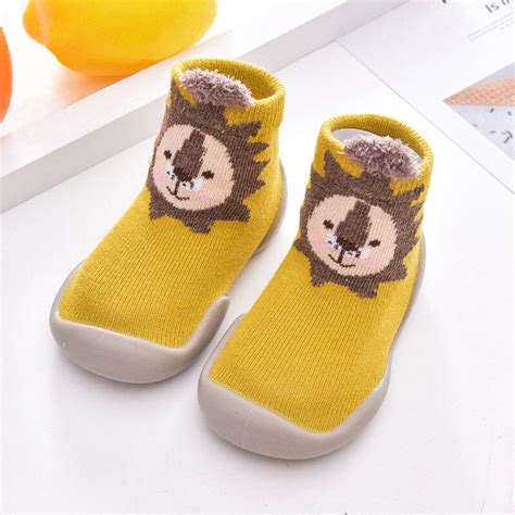 New Cartoon Animal Baby Shoes Newborn Toddler Shoes First Walkers Soft