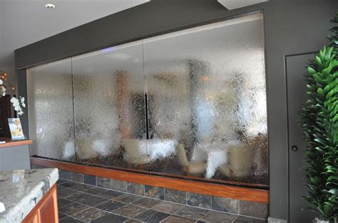Watertrends Room Divider Series Room Divider Glass Wall Waterfall Wall
