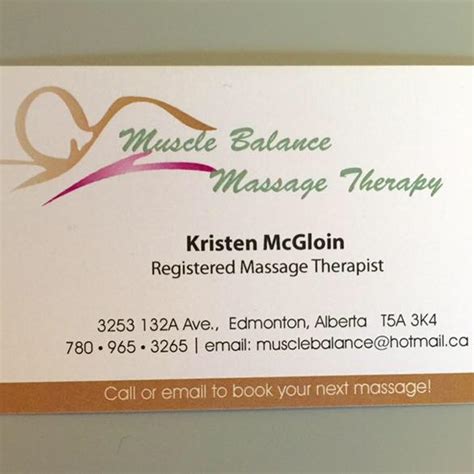 Muscle Balance Massage Therapy Edmonton Ab