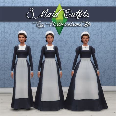 Ts4 3 Maids Uniforms