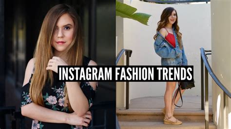 Instagram Fashion Trends Lookbook Youtube