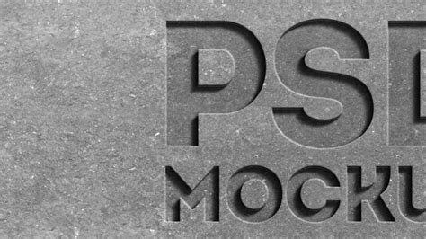 Free Strong Stone Photoshop Text Effect Psd Files Psfiles