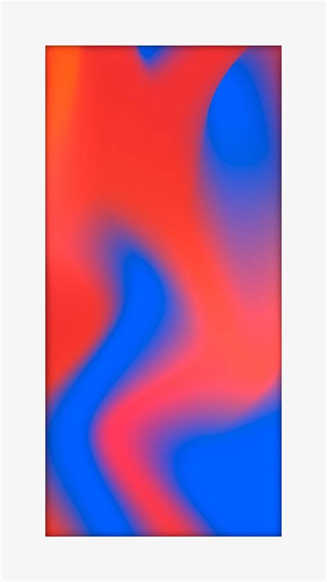 Download Premium Vector Of Red And Blue Holographic Pattern Mobile