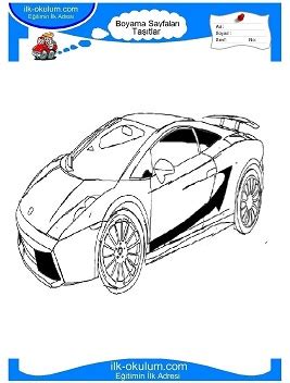 Lamborghini lamborghini boyama sayfaları lamborghini lamborghini resmi boyama. ilk-okulum