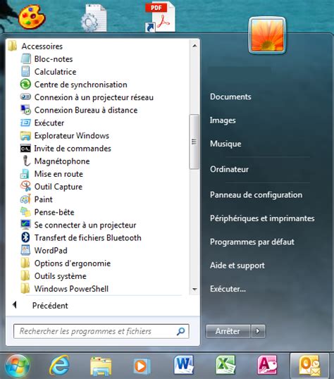 Module 2 Le Système Dexploitation Windows 7 Les Accessoires De Windows 7