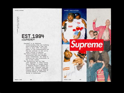 Supreme Brand Guide And2es Behance