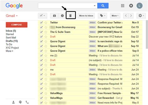 Solution To Delete All Or Multiple Emails In Gmail At Once