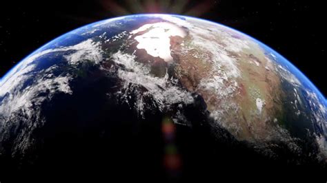 Earth From Space Hd 1080p Realistic Version Blender 2