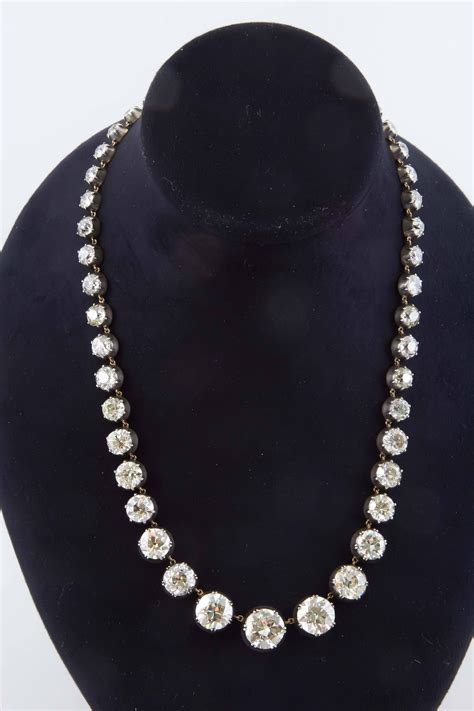 Graduated Diamond Necklace For Sale At 1stdibs