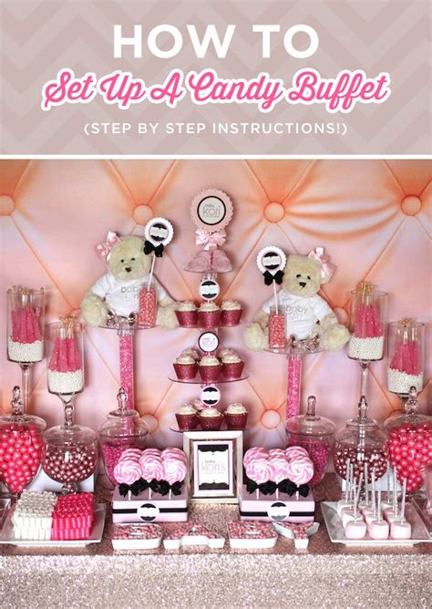 How To Set Up A Candy Buffet Step By Step Instructions Hostess