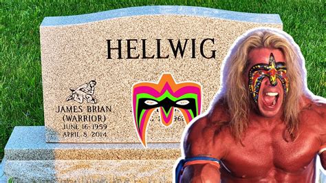The Grave Of Ultimate Warrior Aka Jim Hellwig Youtube