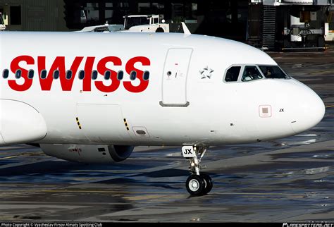 Hb Ijx Swiss Airbus A320 214 Photo By Vyacheslav Firsov Almaty Spotting