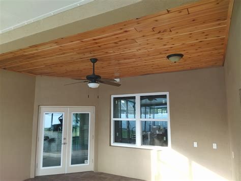 Cedar Tongue And Groove Ceiling Syzygy Woodworks