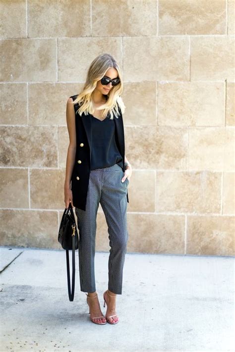 Try These 25 Chic Sleeveless Blazer Outfits In Every Season