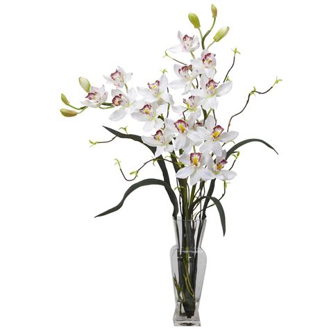 Silk Cymbidium Orchid Arrangement 1183 Nearly Natural