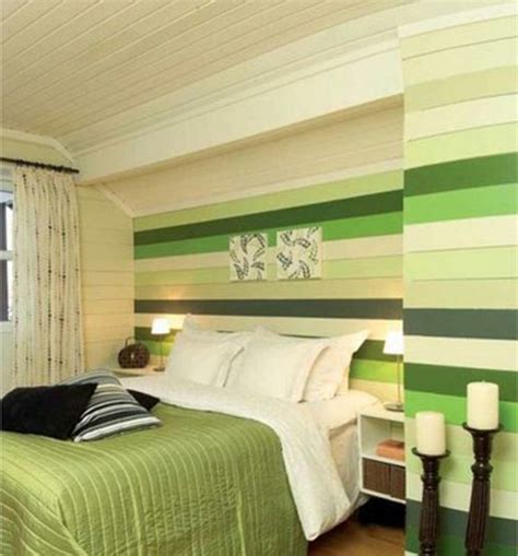 ideas  green wall design   bedroom  interior design