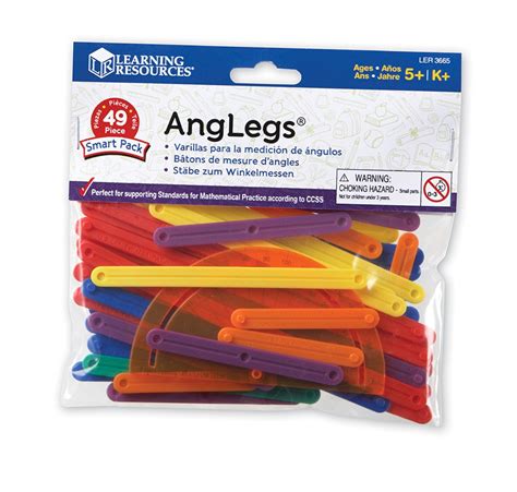 Learning Resources Anglegs Smart Pack Math Manipulatives Ages 5