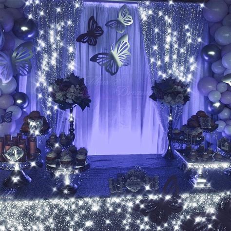 Butterflies Decoration 1000 In 2020 Sweet 16 Party Decorations