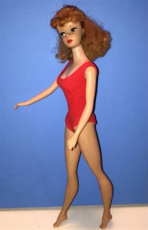 Vintage Barbie TITIAN RED PONYTAIL 7 Helencia Swimsuit Vintage