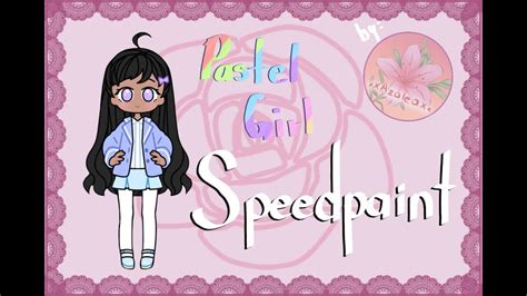 Pastel Girl Challenge 🍰 Speedpaint Azalea Youtube