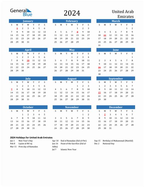 2024 Calendar Uae Printable 2024 Calendar Printable