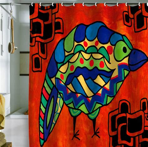 bright shower curtains in seven colors colorful designs pictures and magazines