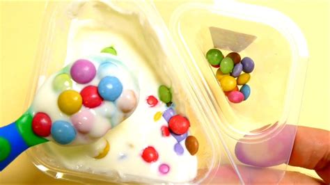 Smarties Mix In Yogurt Dessert Youtube