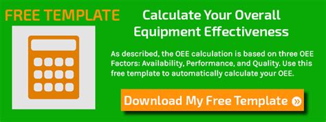 It doesn't matter if you need excel templates for budgeting the next. Calculating Overall Equipment Effectiveness (OEE) Free Template