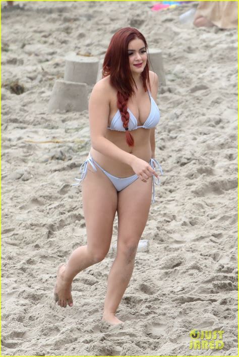 Ariel Winter Hits The Beach In A Bikini Gets Butt Tapped By Boyfriend Levi Meaden Photo