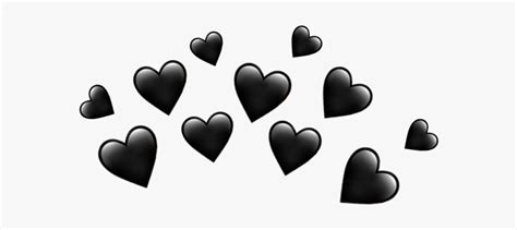 Black Broken Heart Crown Png Tons Of Awesome Black Hearts Crown