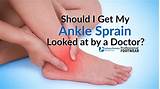 Images of Should I Go To The Doctor For A Sprained Ankle