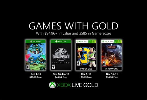 Games With Gold Gennaio 2020 I Nuovi Giochi Gratis Per Xbox One E Xbox