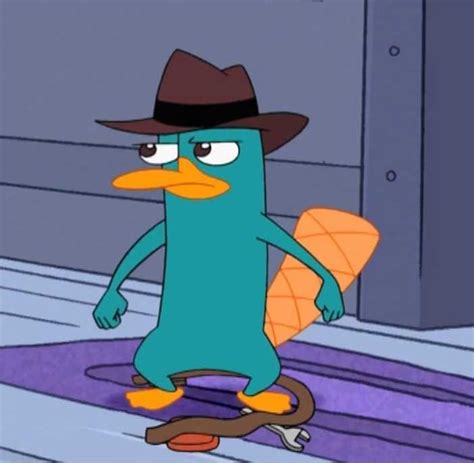 Perry The Platypus Agent P Phineas And Ferb Disney Character A