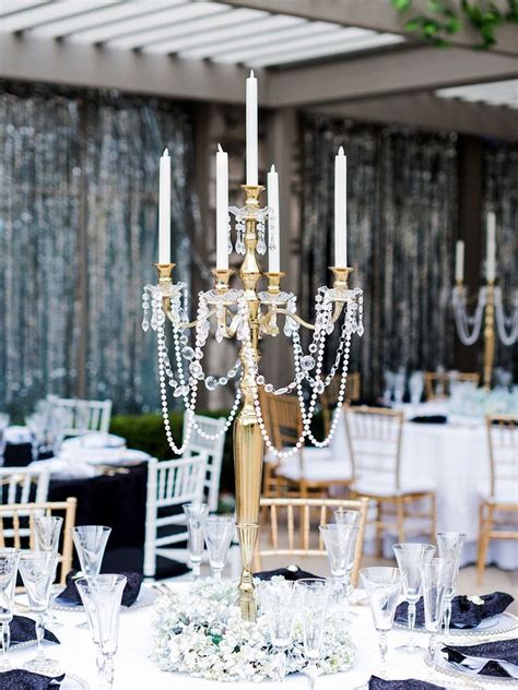 13 Glamorous Centerpieces With Serious Bling Bling