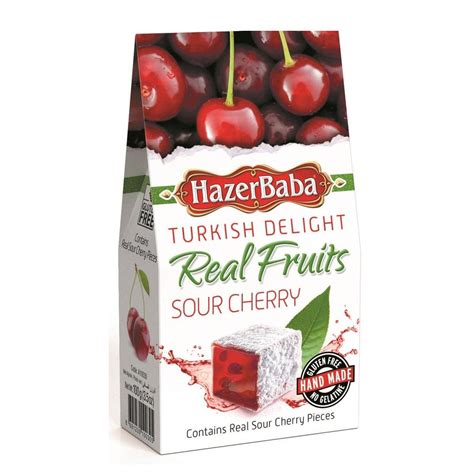 Groceryanmeat Com Hazerbaba Sour Cherry Turkish Delight Gr
