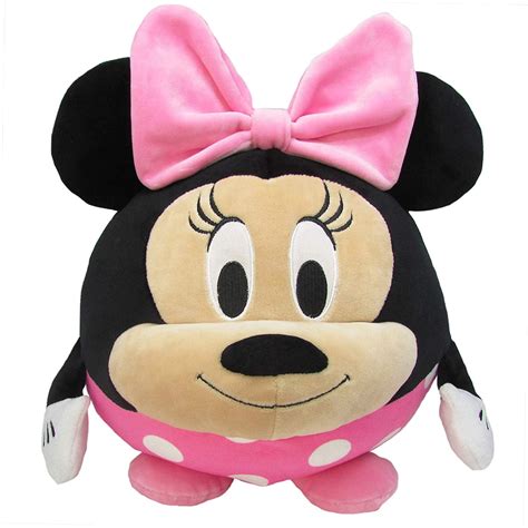 Disney Minnie Mouse Round Cuddle Pal Stuffed Animal Plush Toy 10