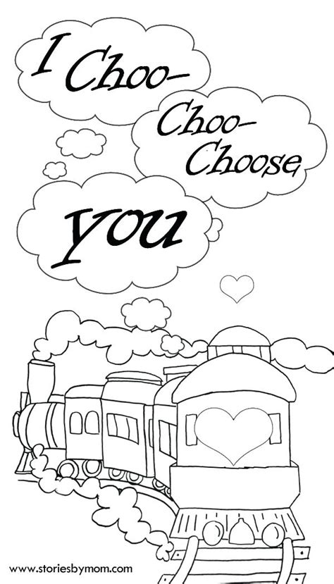 Choo Choo Train Coloring Page At Free Printable
