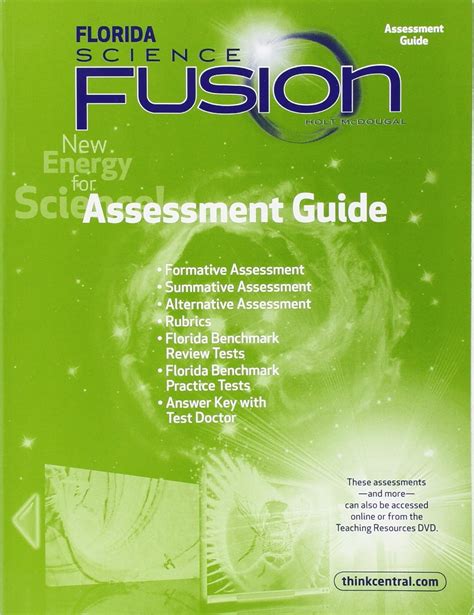 Holt Mcdougal Science Fusion Florida Assessment Guide Grade 8 Holt