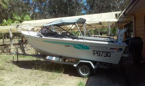 Quintrex Bay Hunter Caprice Hours Hp Evinrude For Sale From Australia