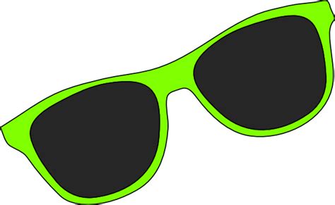 Green Sunglasses Clip Art At Vector Clip Art Online Royalty Free And Public Domain