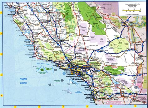 California National Parks On A Map World Map