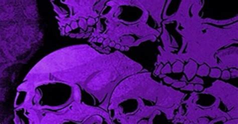 Halloween Purple Skulls Iphone Wallpaper Background Iphone Wallpaper