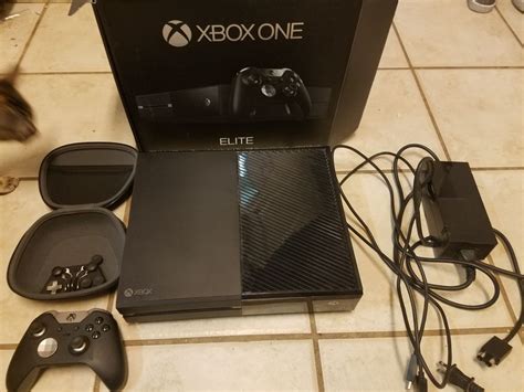 Microsoft Xbox One Elite Bundle 1tb Black Console Used W All