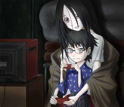 Sukua Tk28 Itoshiki Majiru Komori Kiri Sayonara Zetsubou Sensei 00s 1boy 1girl Black